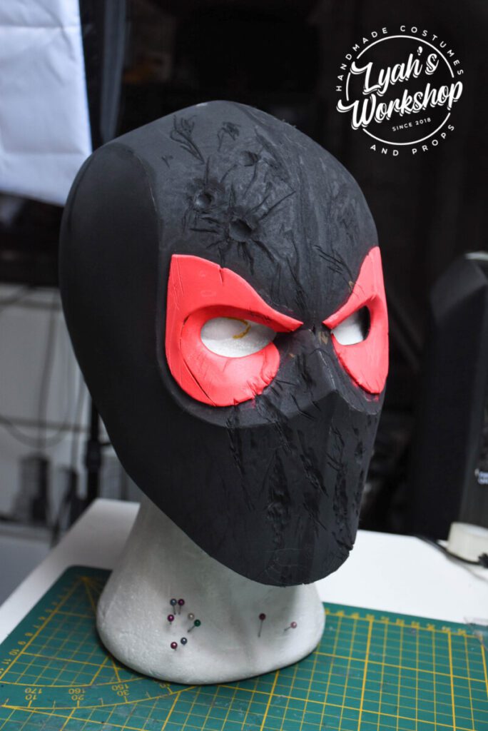 Création du masque de Rendel par Lyahcosplay