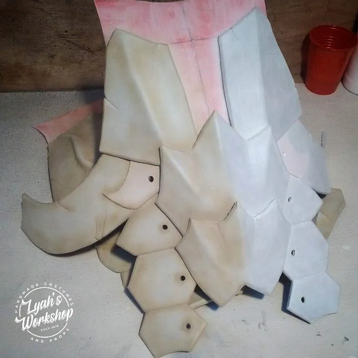 Cosplay de l'Armure Barioth de Monster Hunter fabriqué par Lyah Cosplay en mousse EVA / EVA foam